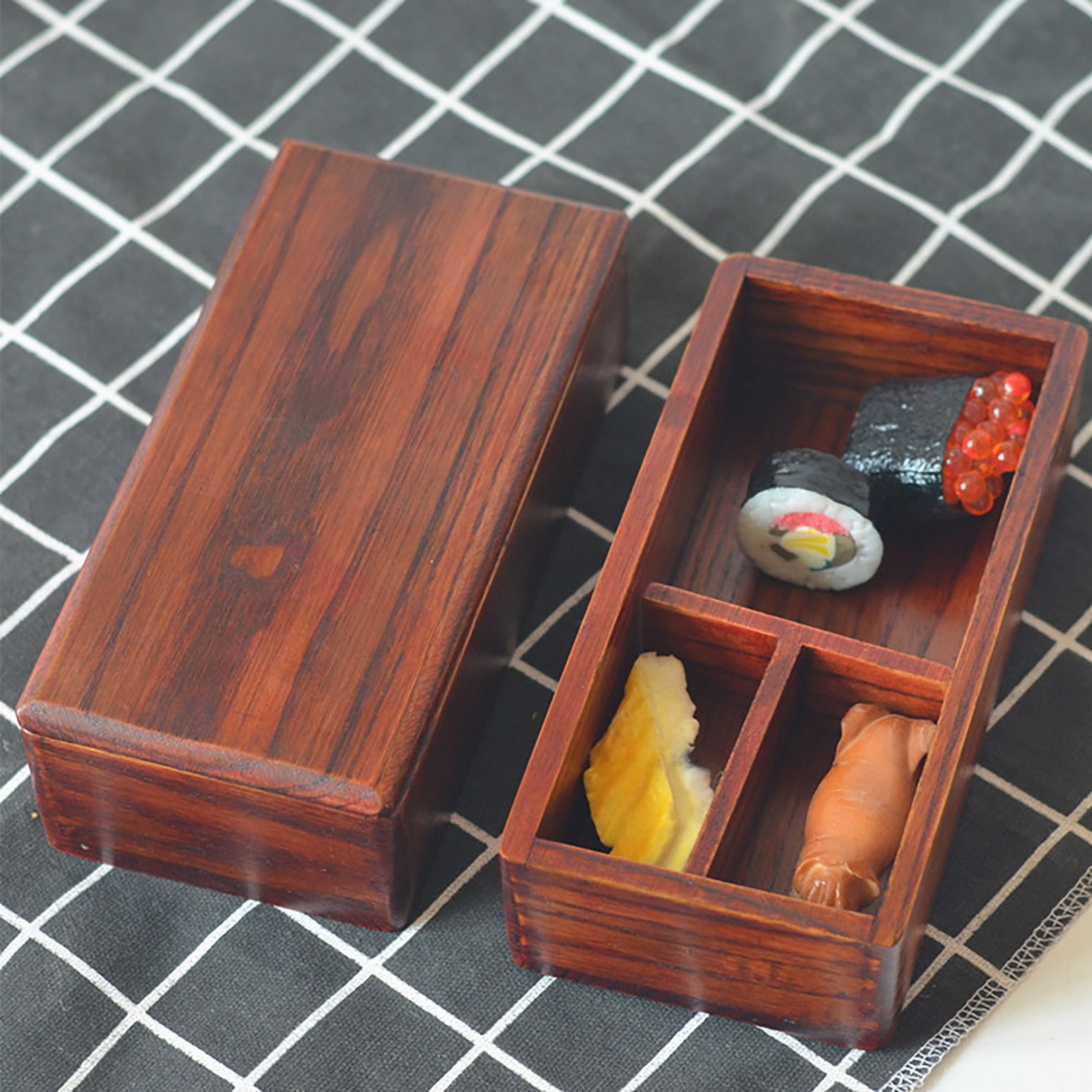 Wooden Bento Box Double Layer Fraxinus Mandshurica Bento Box Etsy