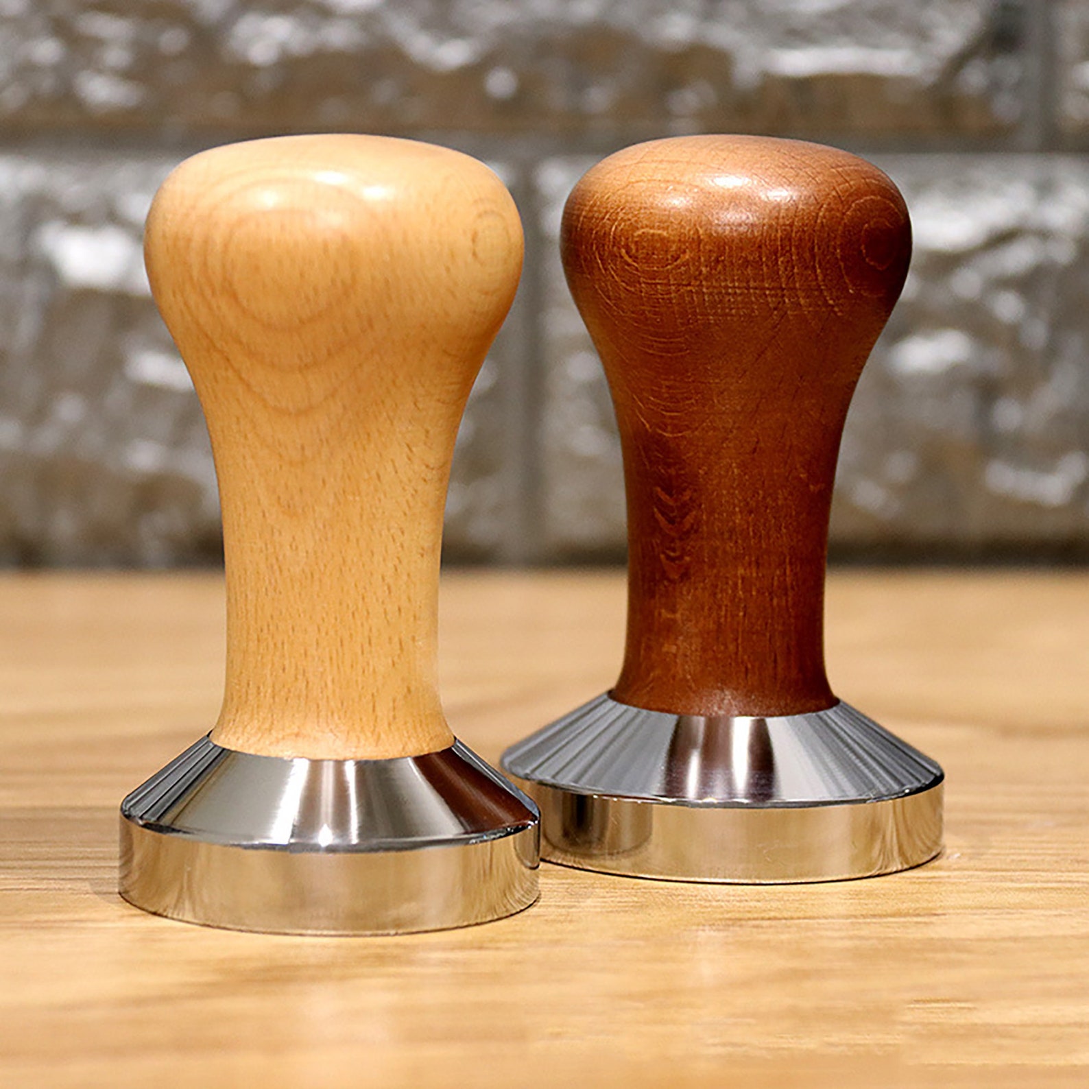 51mm/58mm Kaffee Tamper Holz Kaffee Tamper Espresso Tamper Etsy