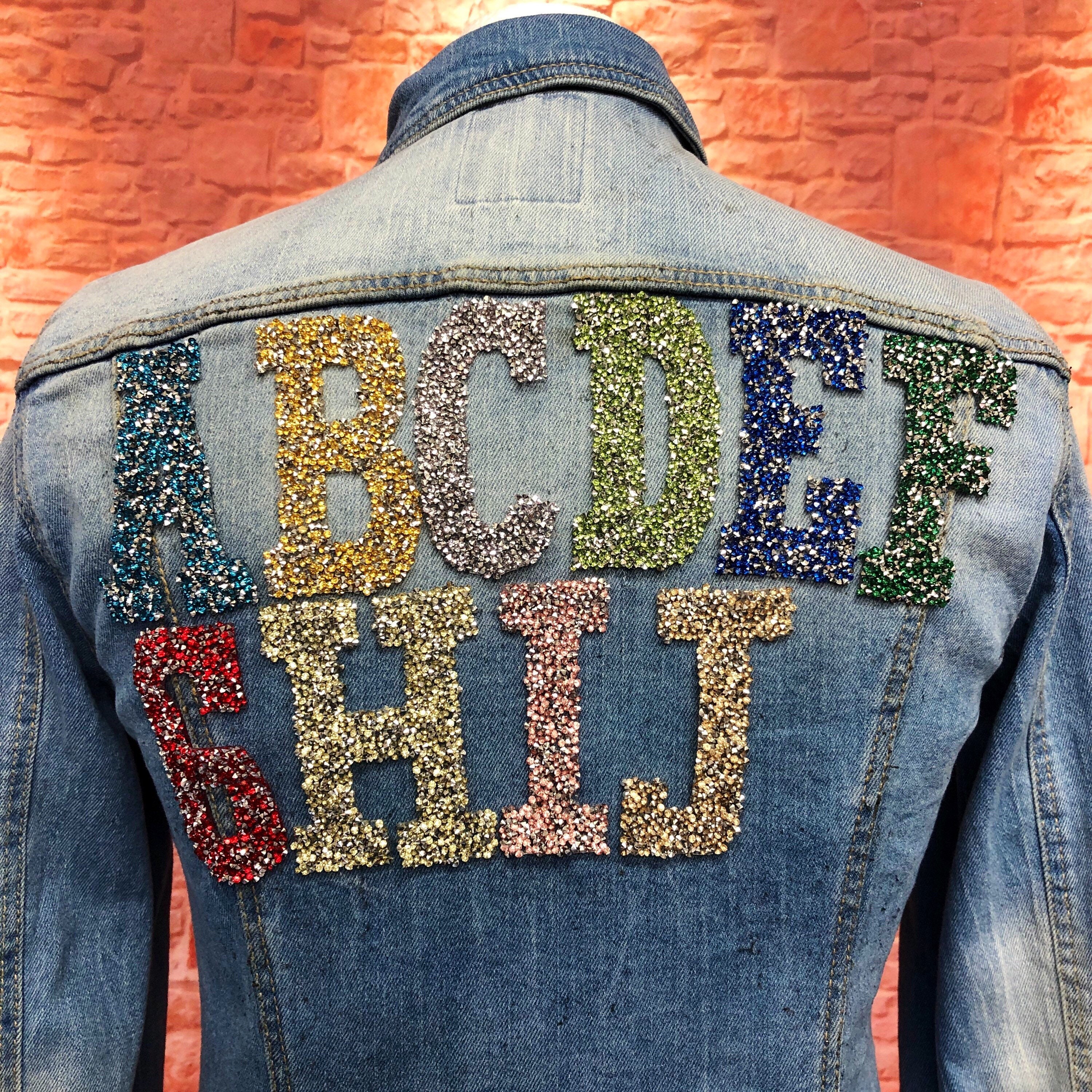 Hotfix Rhinestone Letters, (1 pc), NEW, Choose Your Letter, Rhineston…