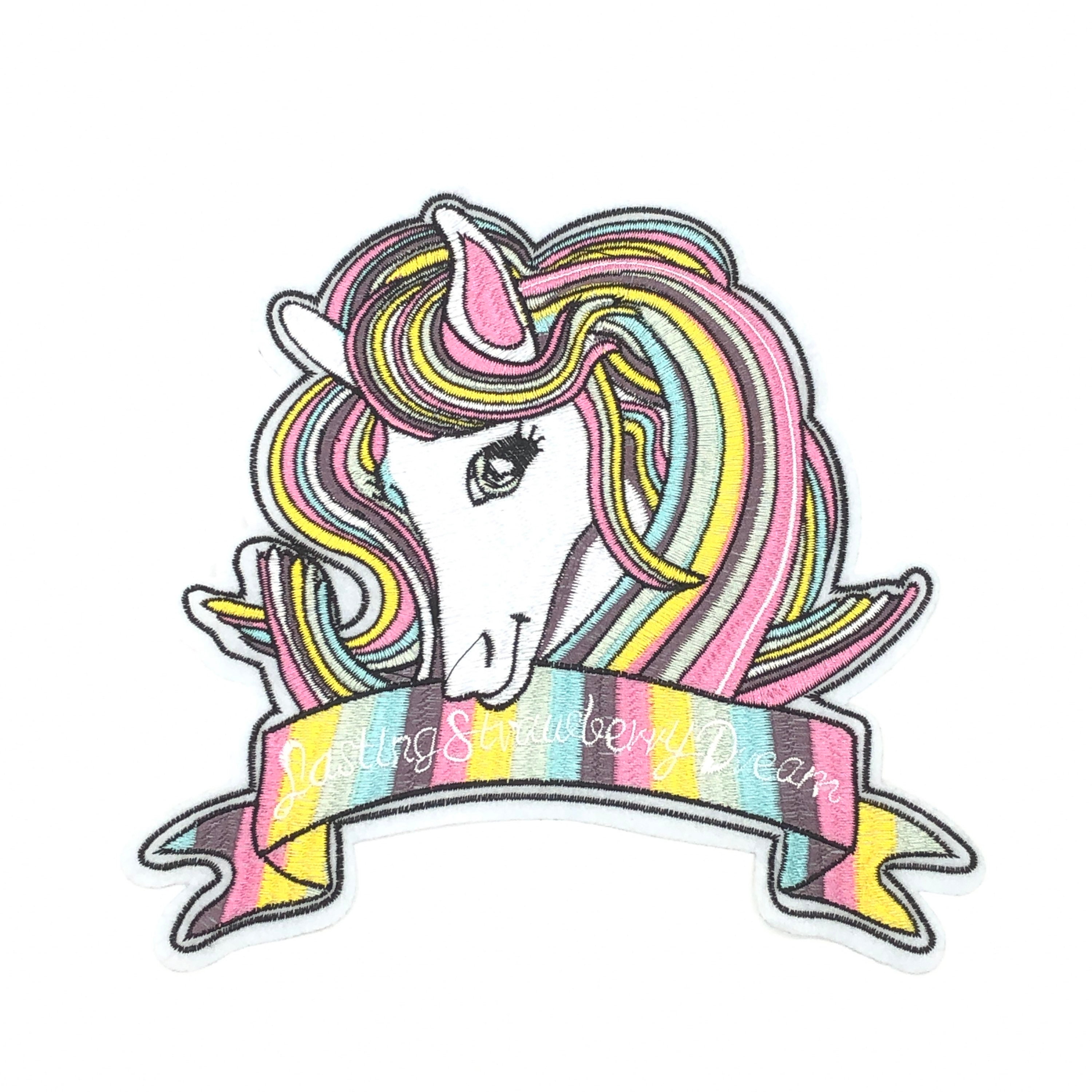Unicorn patch for jackets iron on sew on Etsy
