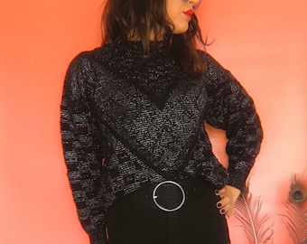 Lurex Jumper - Etsy