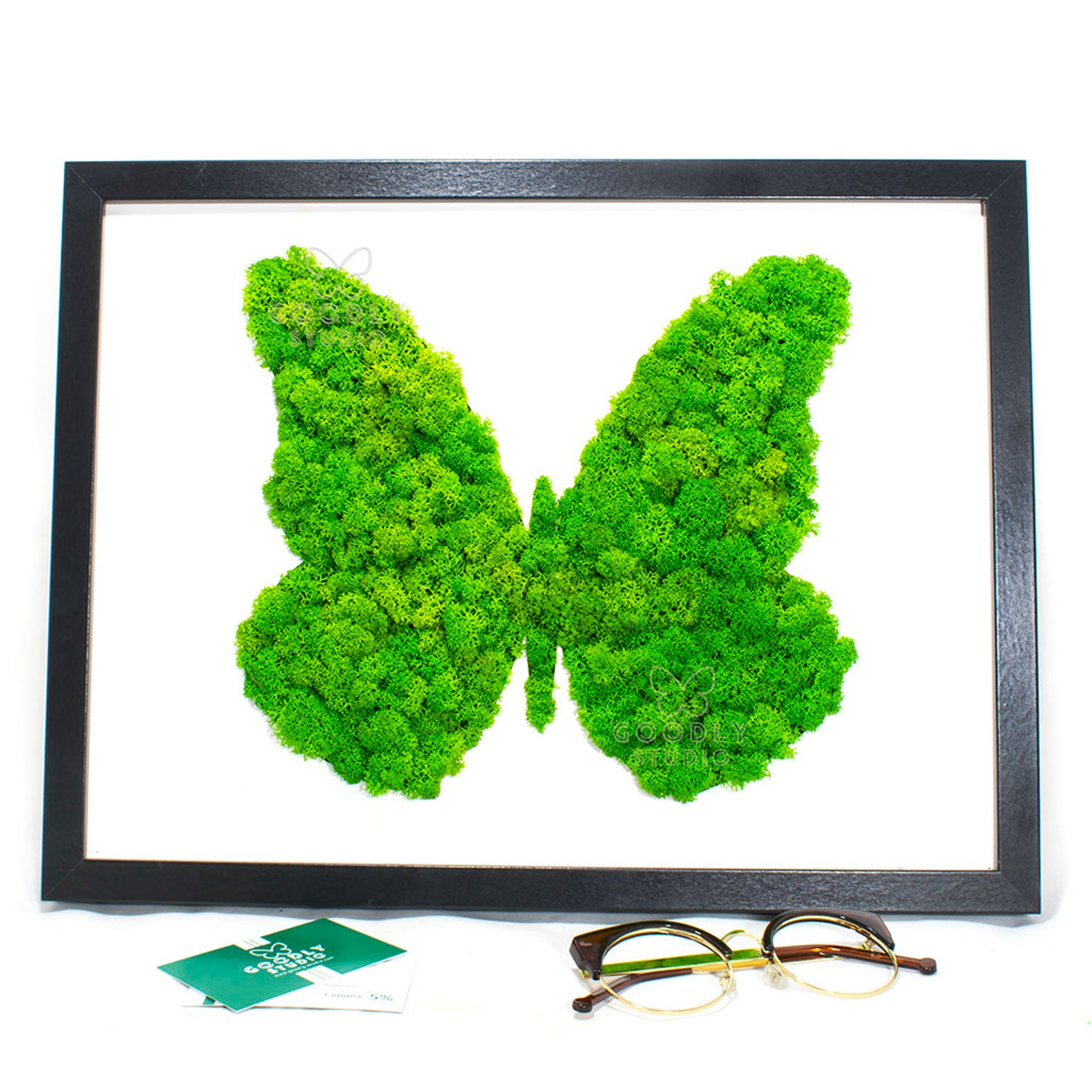 Moss Butterfly Moss Art Moss Wall Art Home Decor Moss | Etsy