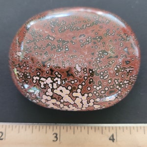 Veinless Ocean Jasper Palm stone