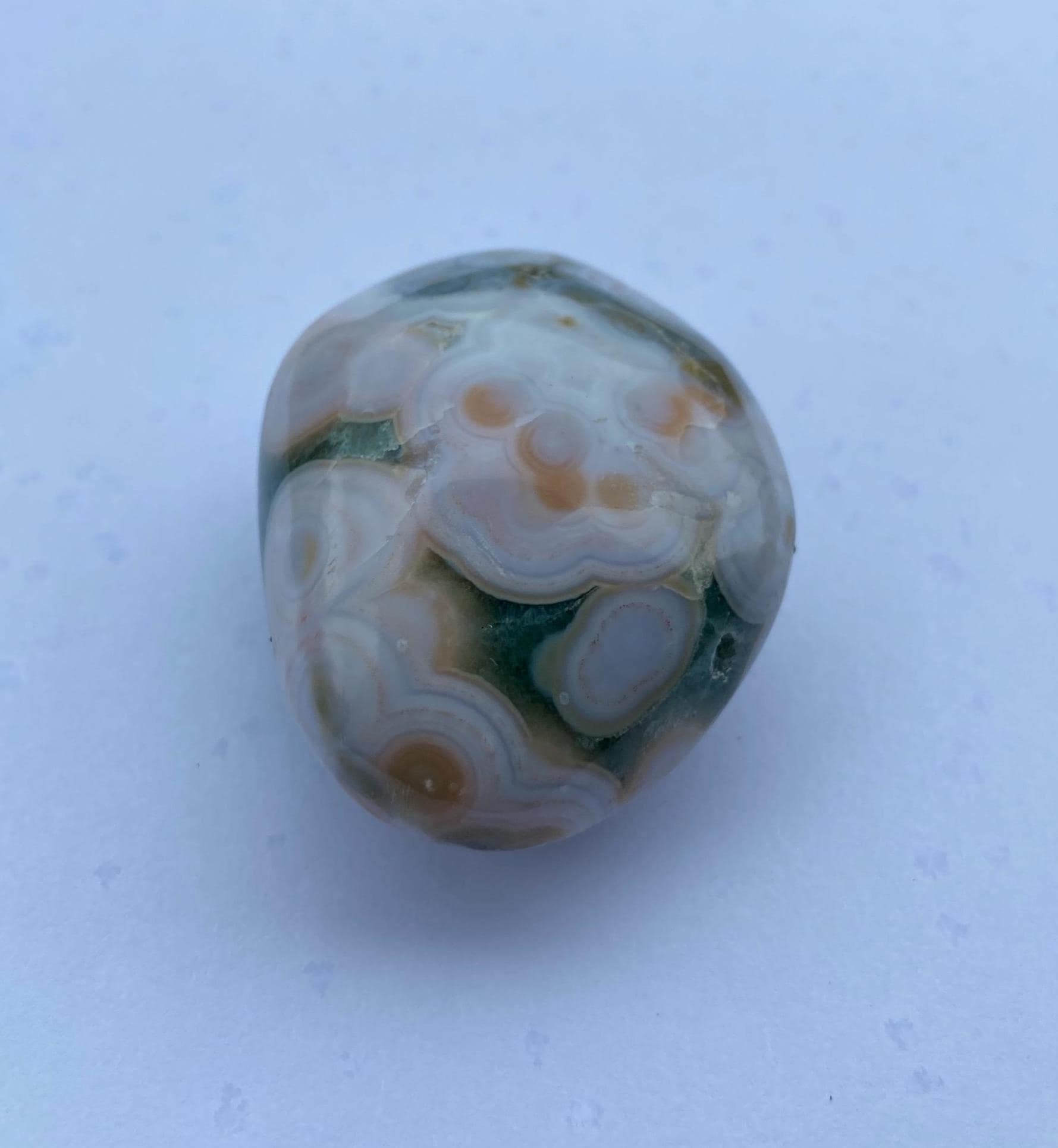 8th Vein Ocean Jasper Palmstones - Etsy