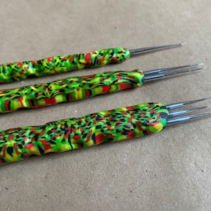 SET of 3 Dreadlock Crochet Tools 0,5 mm, Unique Design, Needle For Making locks And Lock Repairs, Crochet Pin for Dread Maintenance