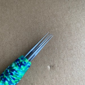 NEW!! FOUR hook Dreadlock Crochet Tool 0.5 mm, Unique Design, Needle For Making locks And Lock Repairs, Crochet Pin for Dread Maintenance