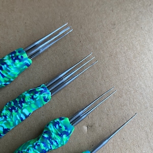 SET of 4 Dreadlock Crochet Tools 0,5 mm, Unique Design, Needle For Making locks And Lock Repairs, Crochet Pin for Dread Maintenance