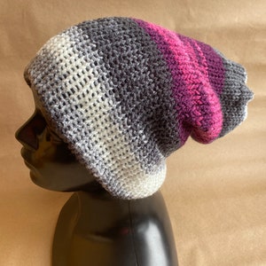 Knitted double layered hat, Mens beanie, teen beanie, Skullcap beanie, Knitted unisex tam, Colorful beanie