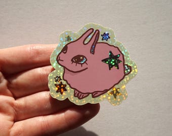 Sticker Set | Glitzer Hase | Set of 3