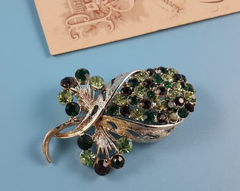 broche ancienne fleur perles or 18k occasion