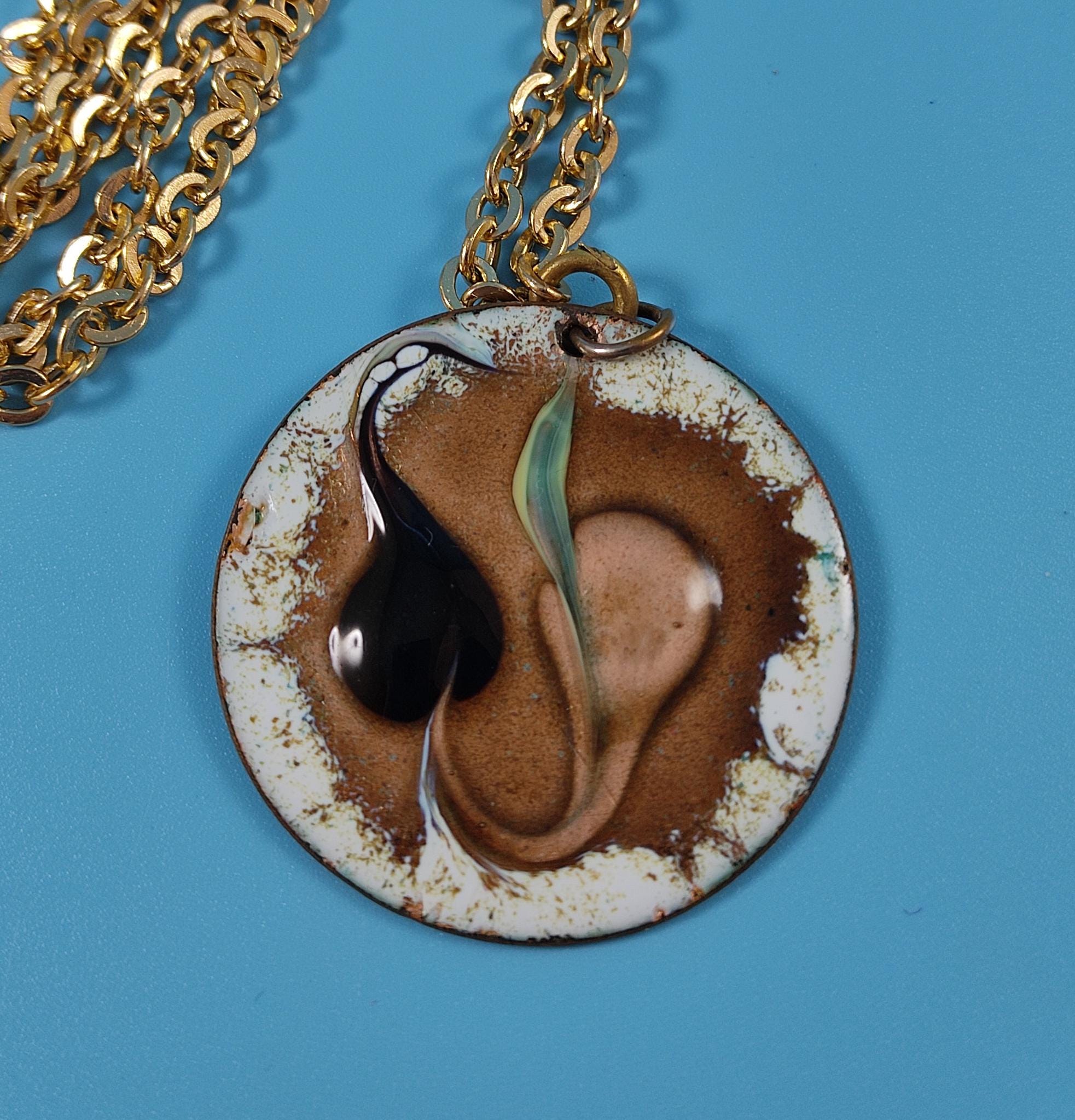 BIJOU ANCIEN PENDENTIF de chatelaine vinaigrette en plaqué or EUR 45,00 - DE