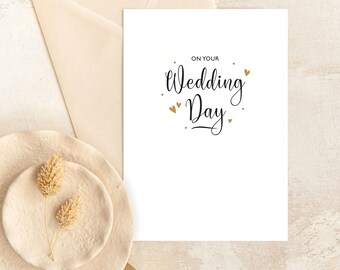 Carte de voeux de mariage