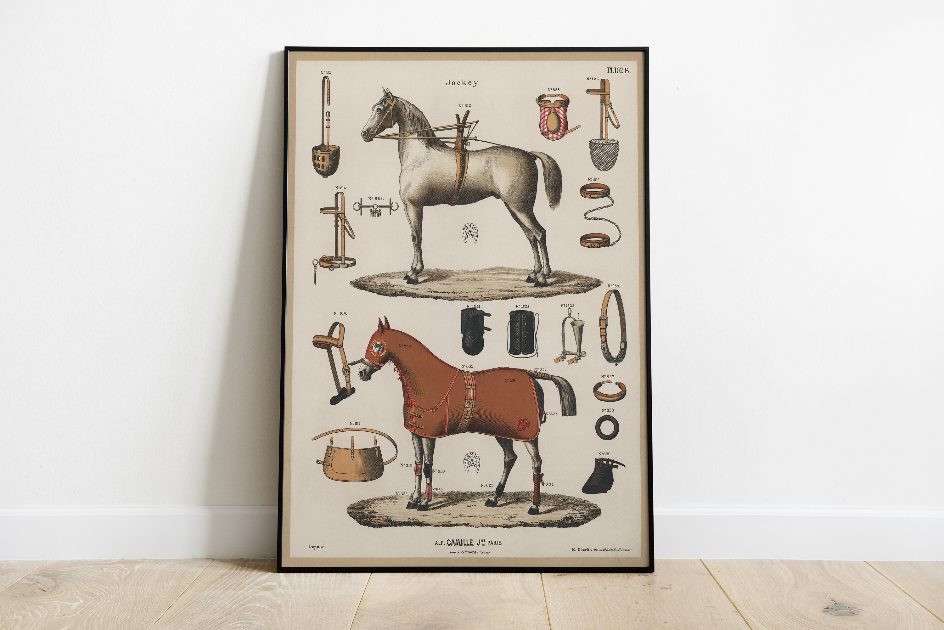 エルメスの馬のポスター - Etsy 日本