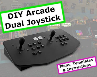 DIY Controller Stick Plans for MAME Arcade Cabinet, Build Your Own X Arcade Dual Joystick Clone