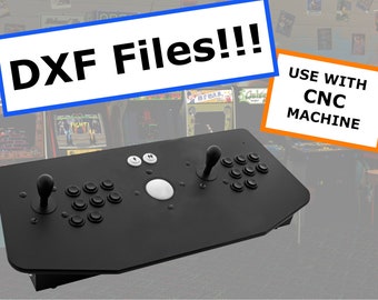 DXF File for X Arcade Tankstick Joystick Clone, Build Your Own DIY MAME Arcade Cabinet