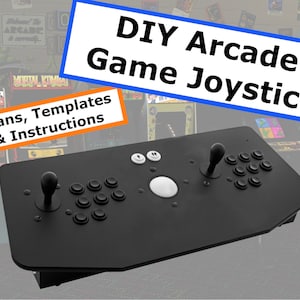DIY Controller Stick Plans for MAME Arcade Cabinet, Build Your Own X Arcade Tankstick Clone Joystick with Trackball