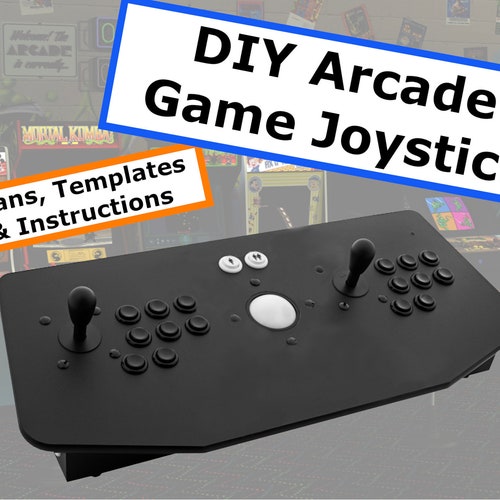 DIY Controller Stick Plans for MAME Arcade Build Your Etsy