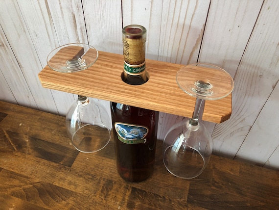 Wine Bottle Glass Holder DIY