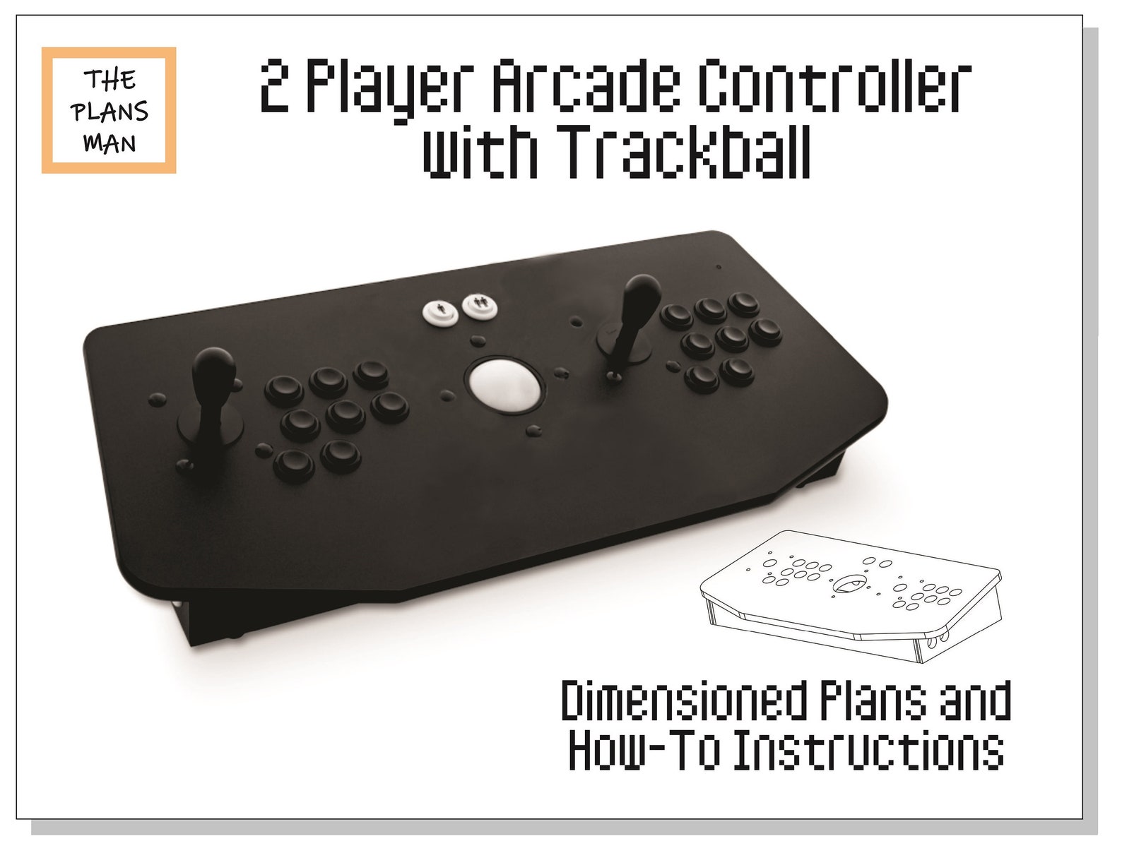 DIY Controller Stick Plans for MAME Arcade Build Your Own X