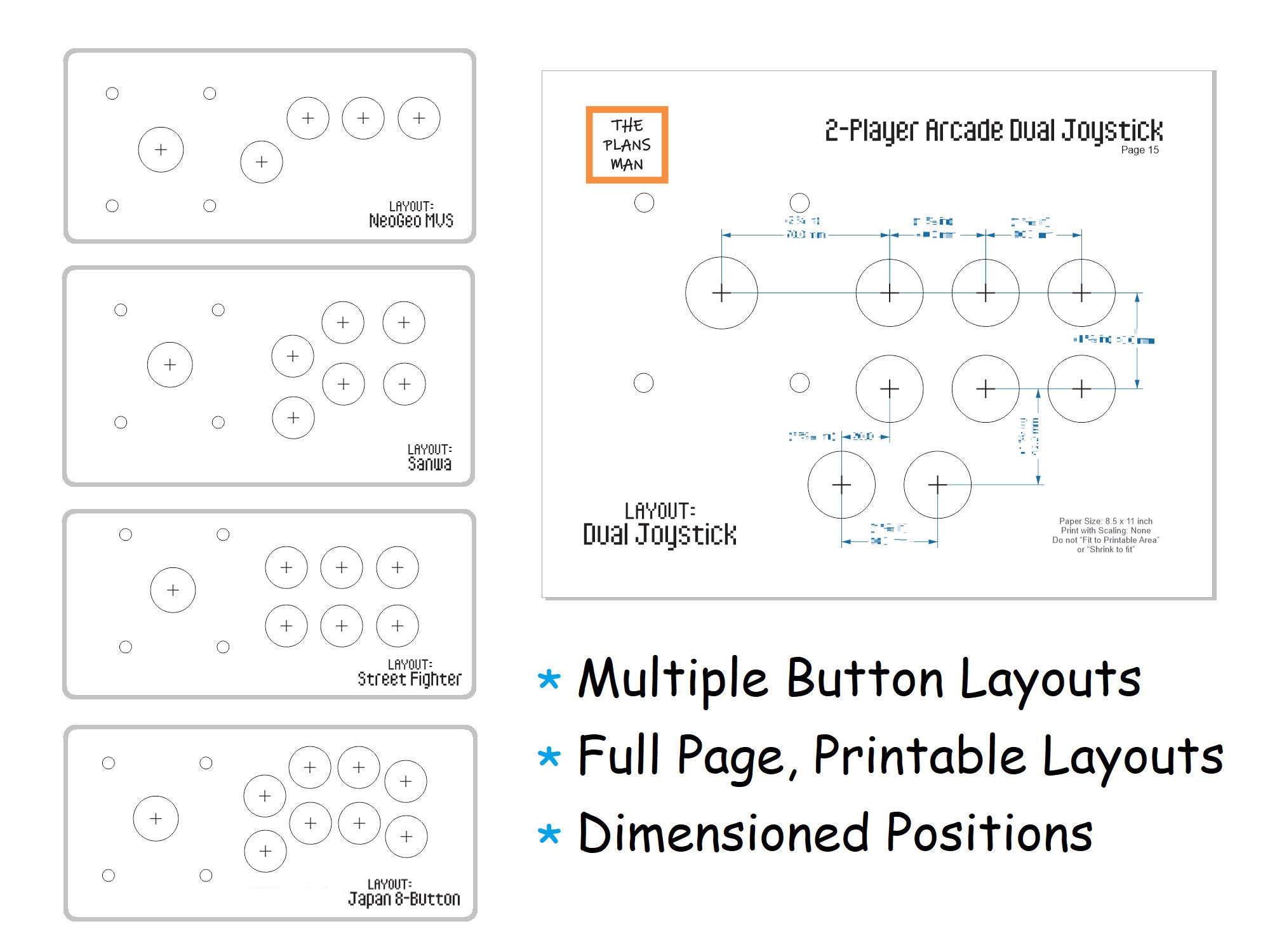 DIY Controller Stick Plans for MAME Arcade Build Your Own X