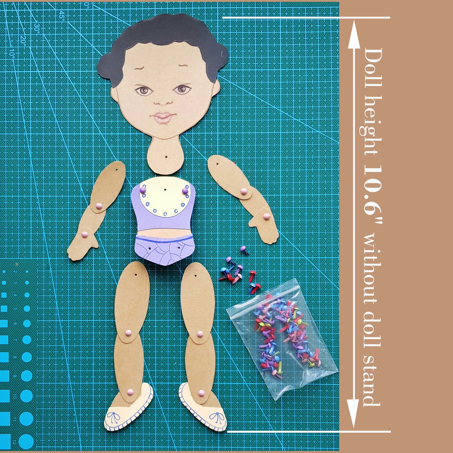 Printable Articulated Paper Doll Paper Dolls Collage Template Dress up