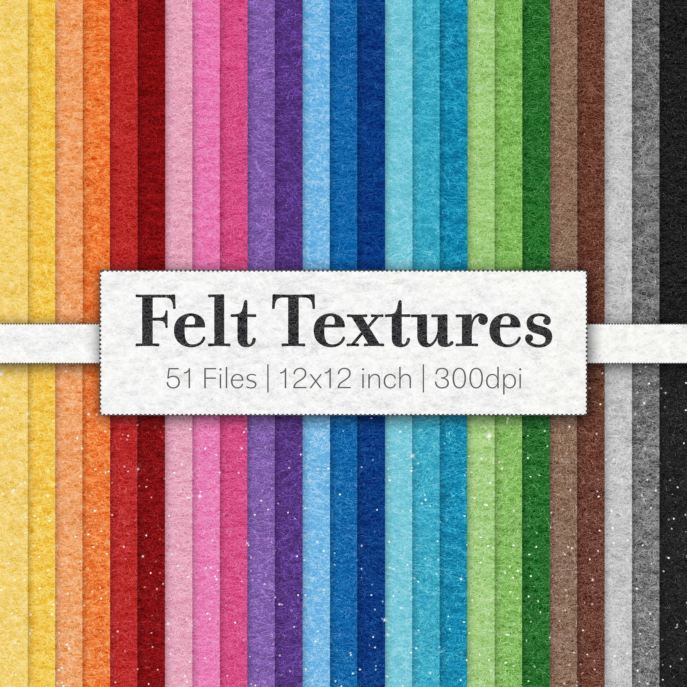 Big Felt Texture Set 51 Digital Papers High Resolution Background