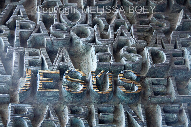 Jesus Christ Word of God Christian Text Mural Stone Digital File 4752 X ...