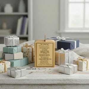 Funny Joke Gift Box Design Window Display Desk Decor Conversation Piece For Friend Gag Present Nothing Inside Humor Decoration Office Gift image 7