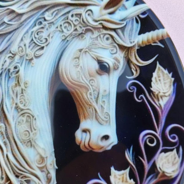 fine bone china unicorn plate
