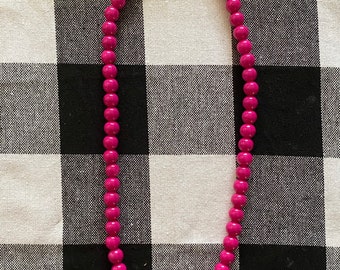 Pink Bead Necklace || Bead Necklace || Necklace for Women