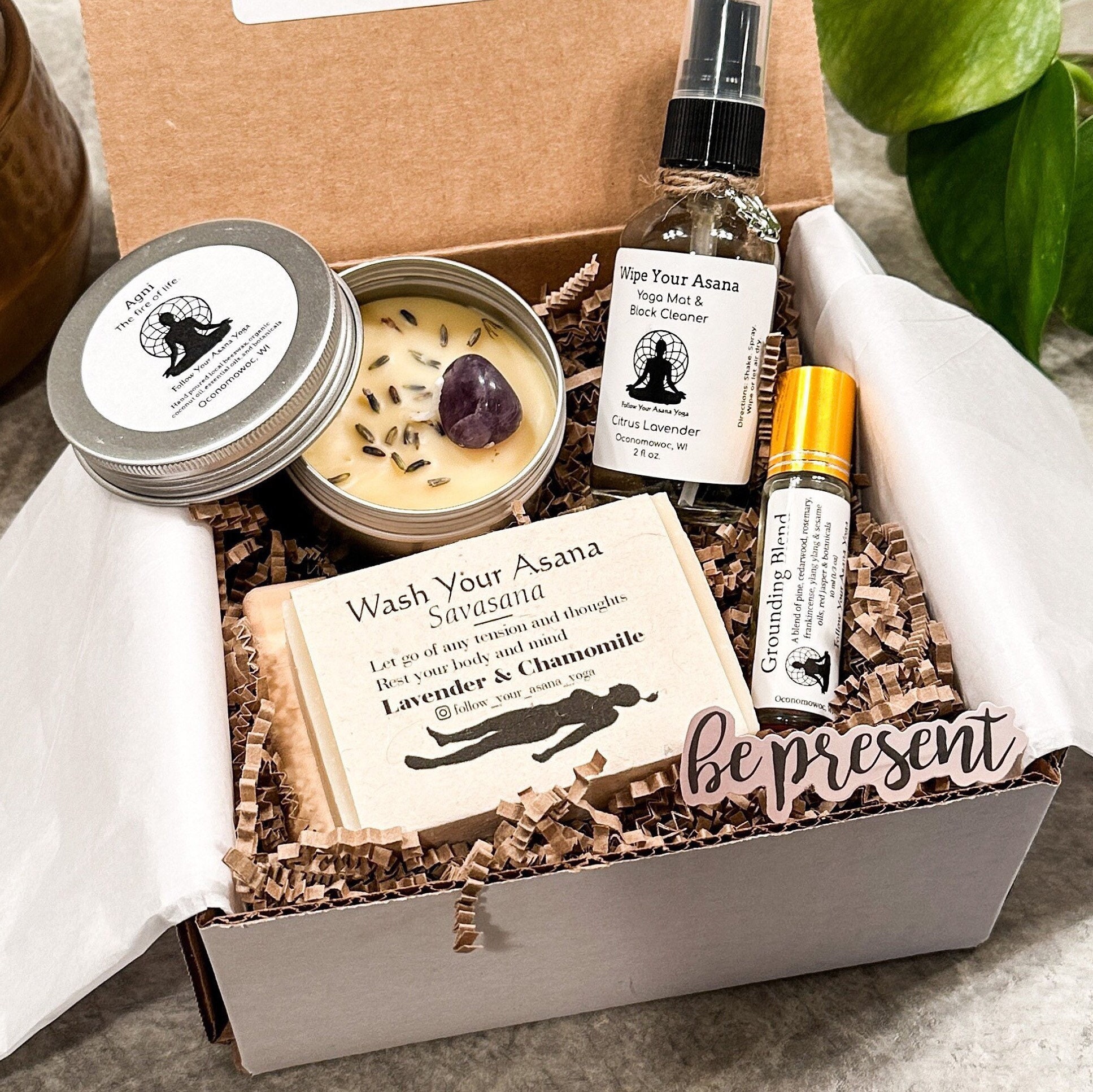 Yoga Vibes Wellness Care Package Gift Box 