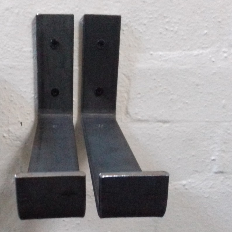 Pair of Scaffold Board Shelf Brackets Heavy Duty Rustic Etsy UK