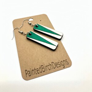 Handpainted Sustainable Wooden Earrings