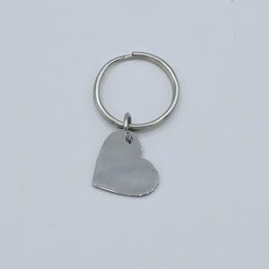 Herz Liebe Symbol Schlüsselbund Anhänger Keyring - Silber - Geschenk Accessoire