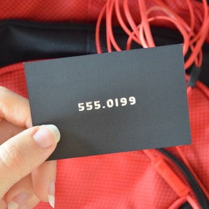 Deadpool Recruiter Contact Business Card - Wade Wilson Ryan Reynolds Movie Prop Replica