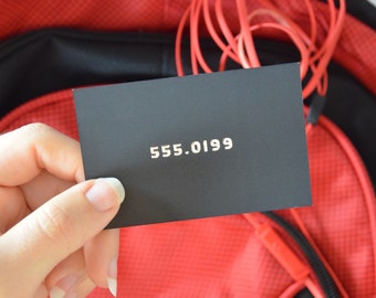 Deadpool Recruiter Contact Business Card - Wade Wilson Ryan Reynolds Movie Prop Replica