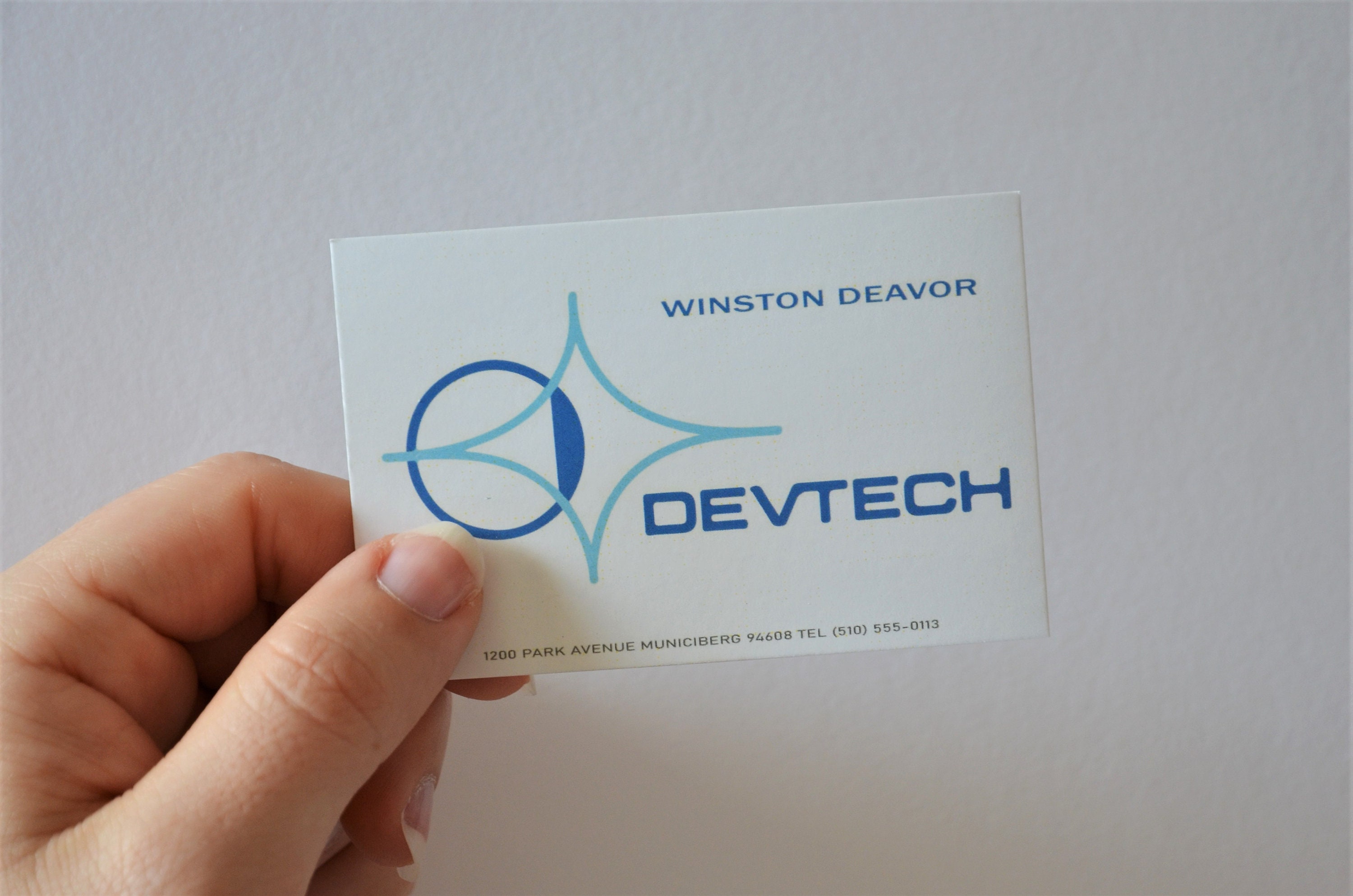 Devtech Winston Deavor Business Card the Incredibles 2 Movie | Etsy