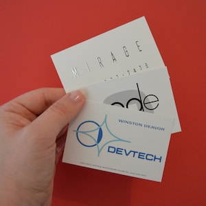 The Incredibles Business Card Set / Pack - Movie Prop Replicas