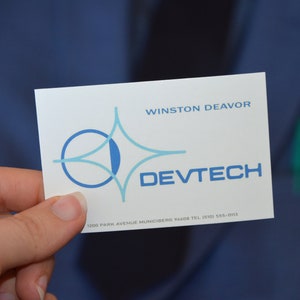 Devtech Winston Deavor Business Card the Incredibles 2 Movie Prop ...