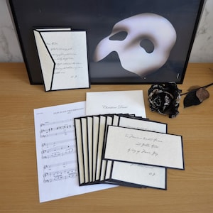 The Phantom of the Opera Letter Collection - Stage Prop Set - Gift Prop Replica Collectible Memorabilia