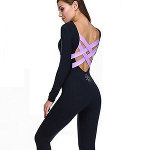 Sports Bodysuit One Piece Sculpting Romper Shaping Women Catsuit Activewear  Sexy Jumpsuit Gym Yoga Fitness Workout Sportswear Leggings 