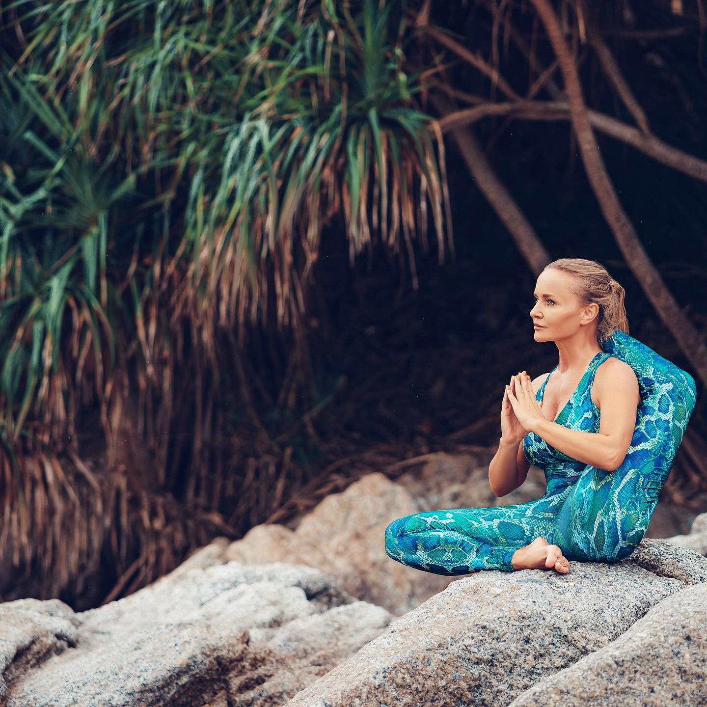 Bodysuit With Python Print for Yoga, Pilates, Aerial Gymnastics, Sports ...