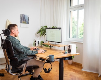 Headphones Holder | ErgoHide Desks Unique Add-on