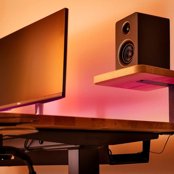 Floating Speaker Stands - Unique Add-on for ErgoHide desks