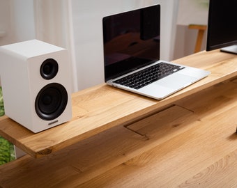 All Custom Add-ons for Ergo Hide Walnut Worktop Sit Stand Computer Desk.