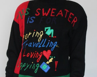 Vintage 80s 90s Retro Sweater