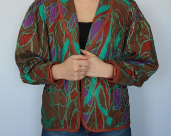 Boho Hippie Vintage 80s 90s Women's Blazer