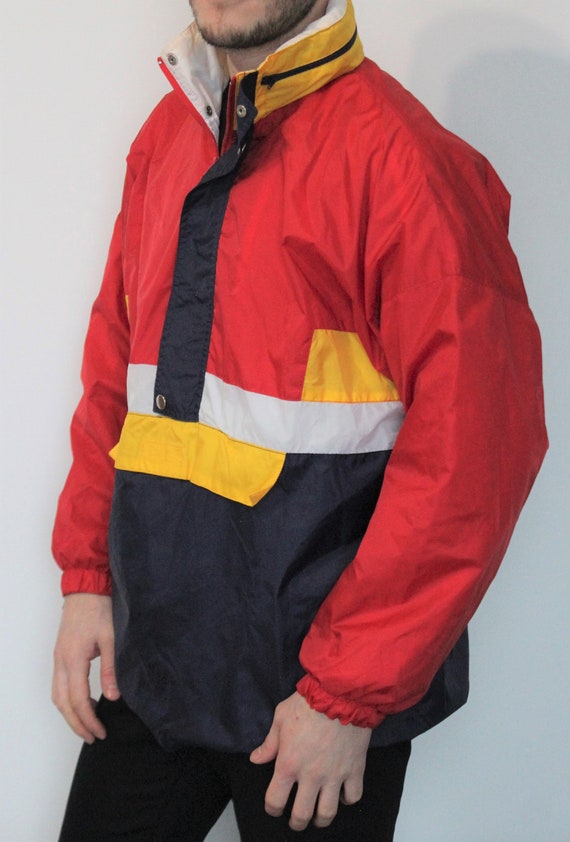 Buy Vintage 80er 90er Jahre Abstraktes Muster Unisex Jacke S