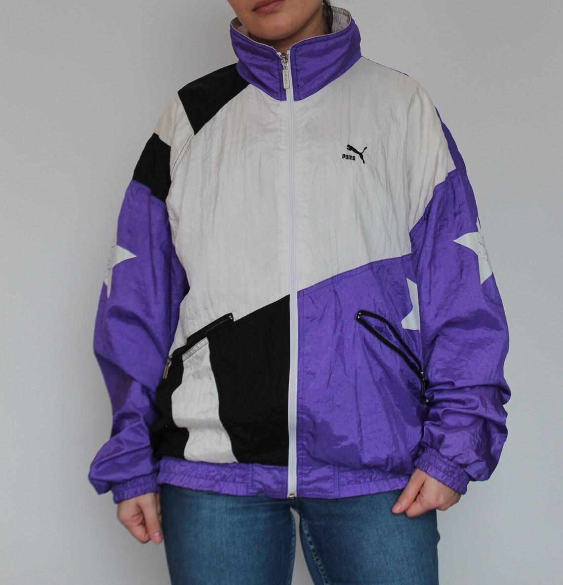 Puma Vintage 80s 90s Windbreaker Jacket Unisex | Etsy