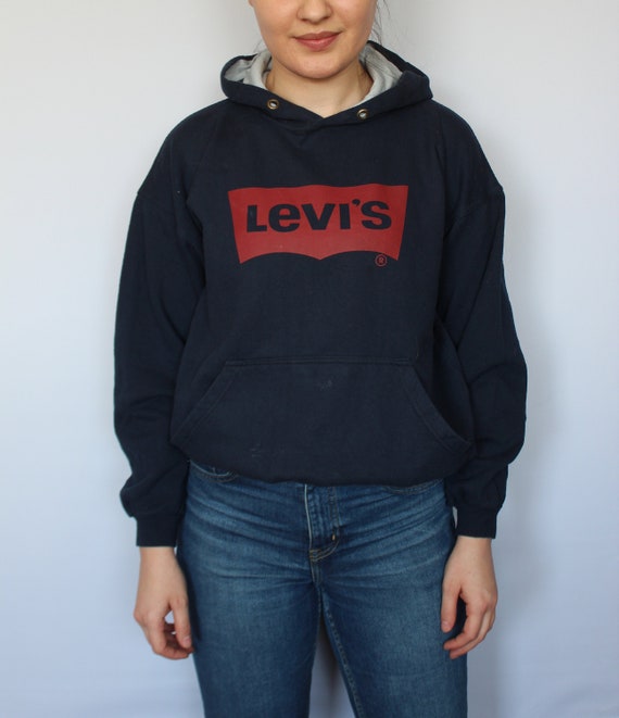 LEVI'S Vintage 80s 90s Hoodie Unisex S Oversize